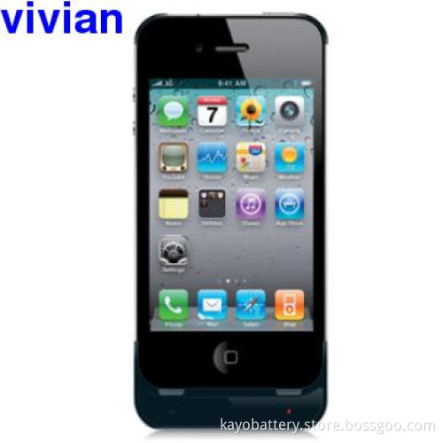 1700mAh iphone External battery case with solar charing fuction